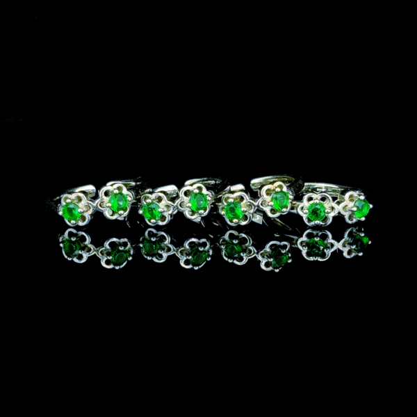 Single Emerald Stud Toe Rings