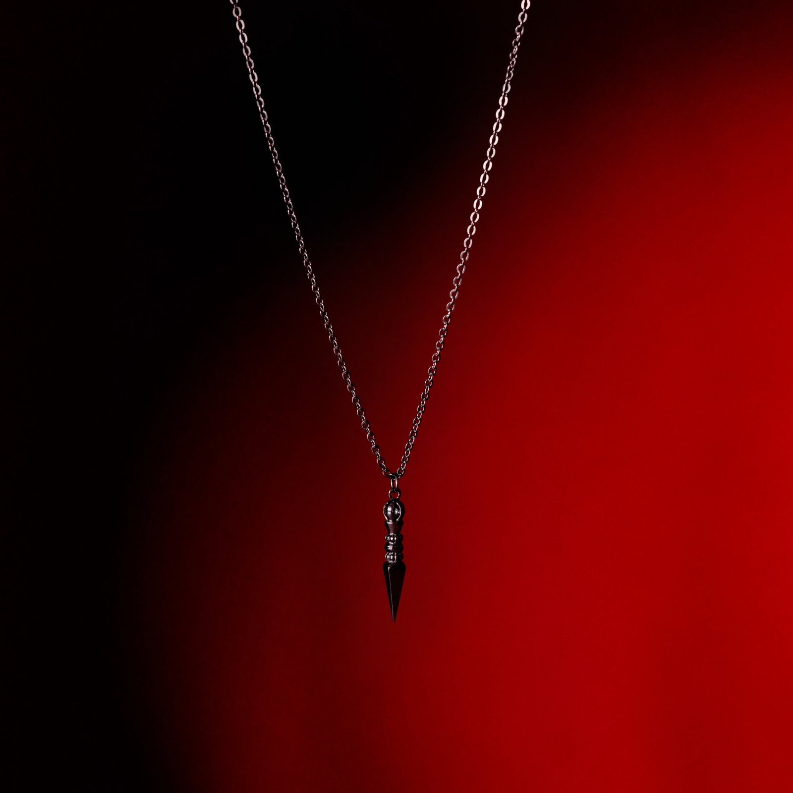 Silverse Men's Bullet Bar 925 Silver Pendant