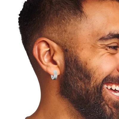 silver earring 1